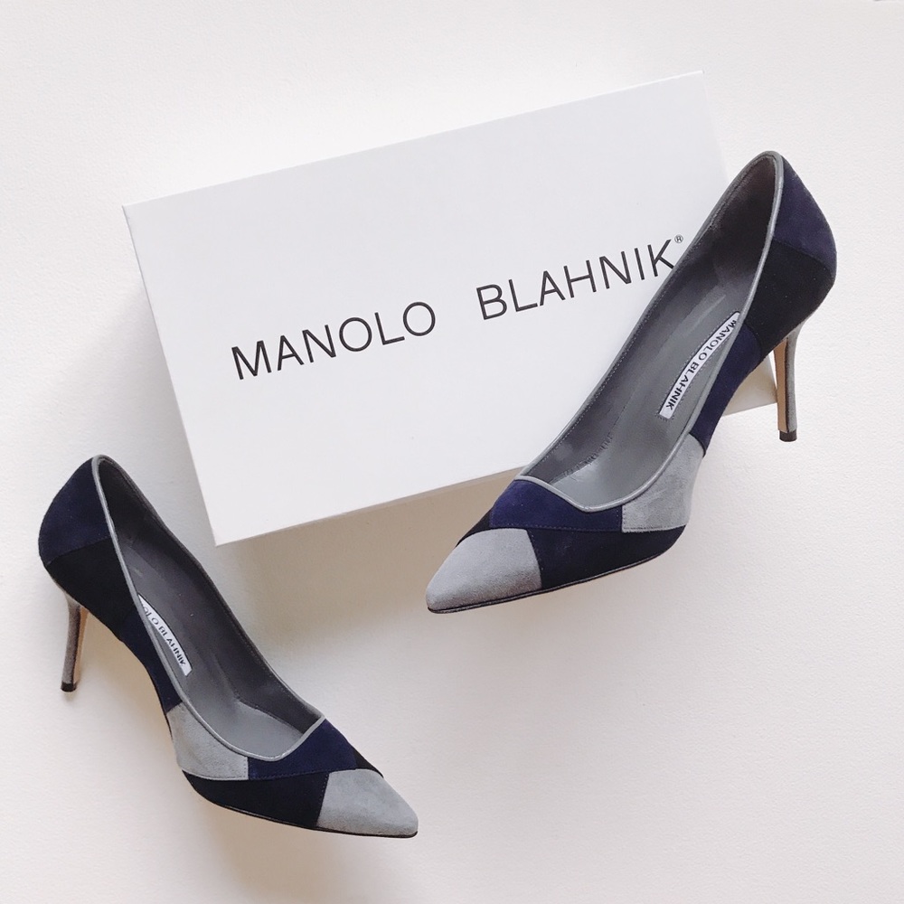 Manolo Blahnik | NWT Suede Heels